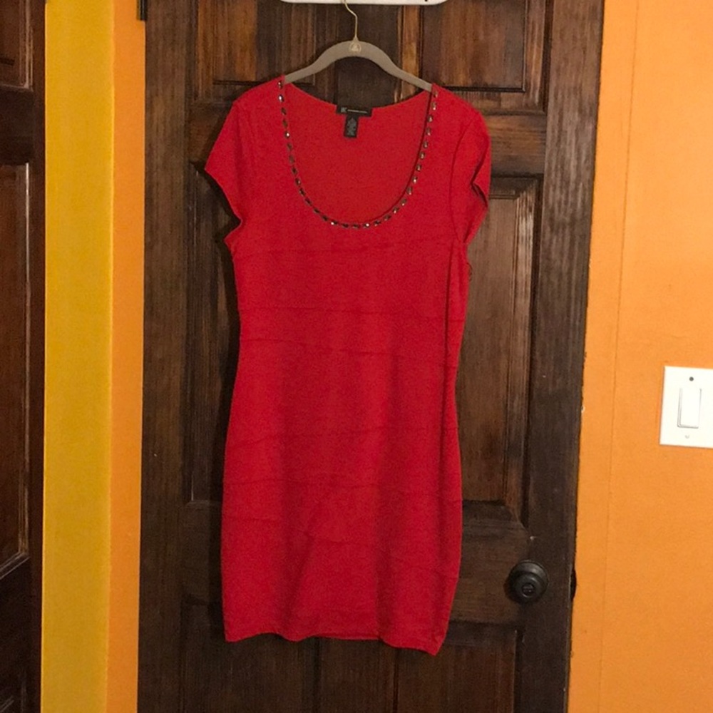 Red dress